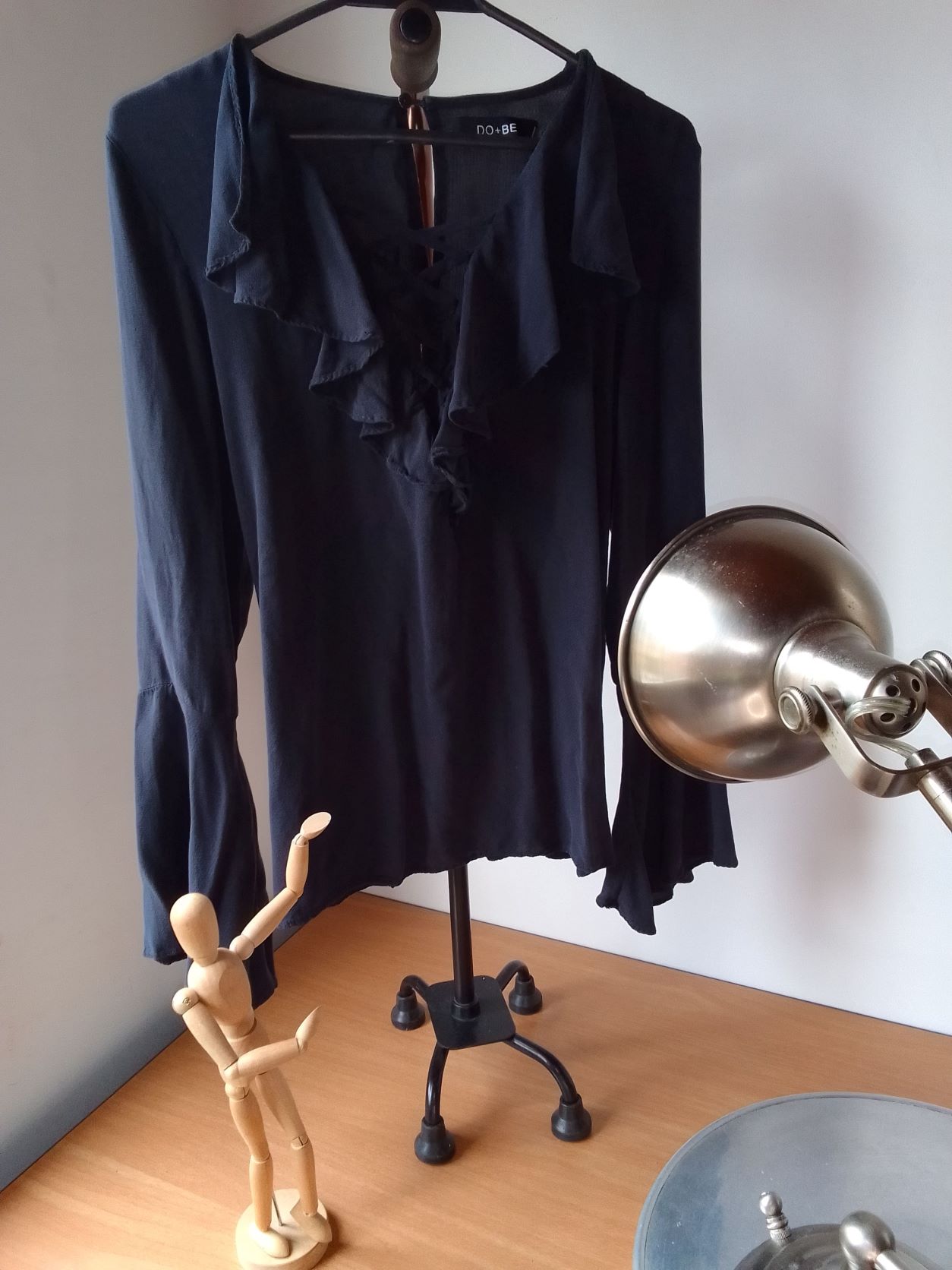 Blusa azul DO + B Talla L