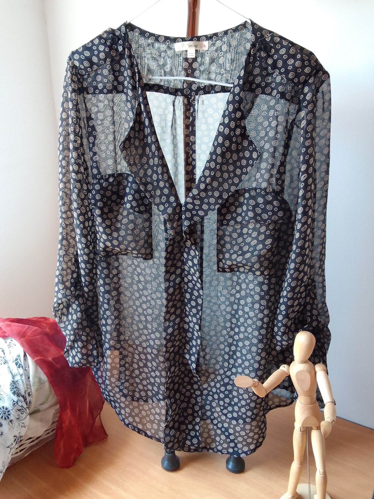 Blusa velo estampado TIMMING Talla XL