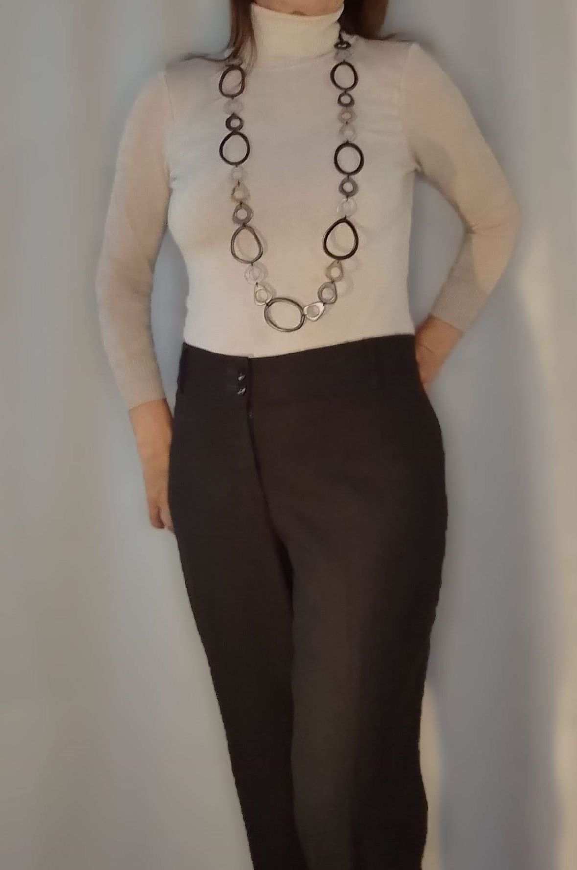 Pantalon marron HERNANDO TRUJILLO Talla 10