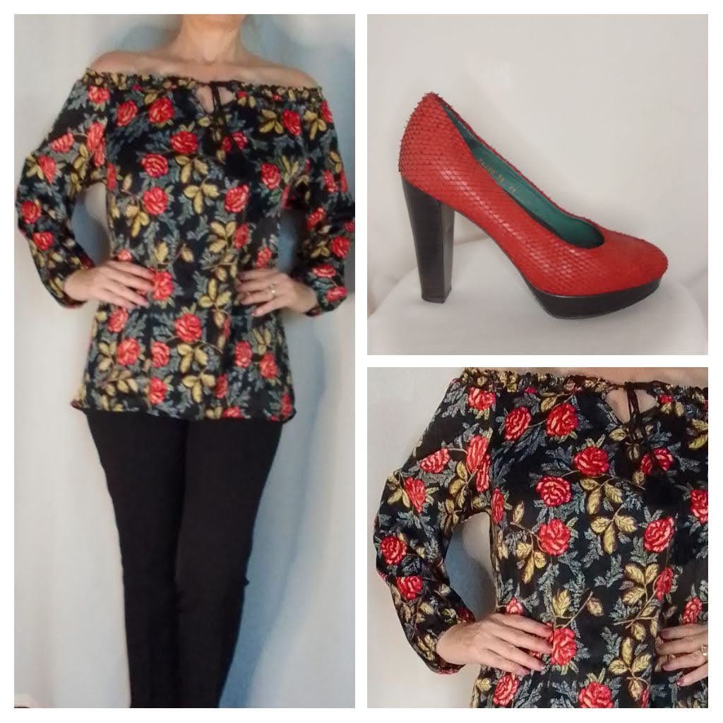 Blusa Estampada / Talla L *Promo*