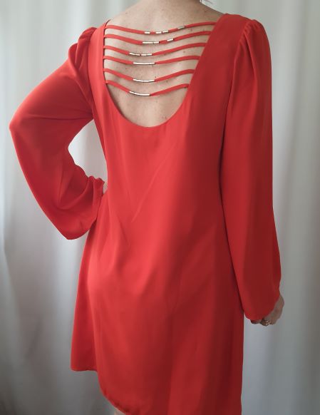 Vestido rojo NINE Talla – We Care Boutique